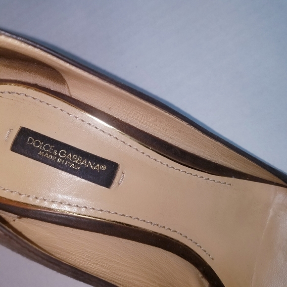 🌸Dolce & Gabbana | Grey Suede Kitten Heel Pointed Toe 39 - Picture 9 of 10